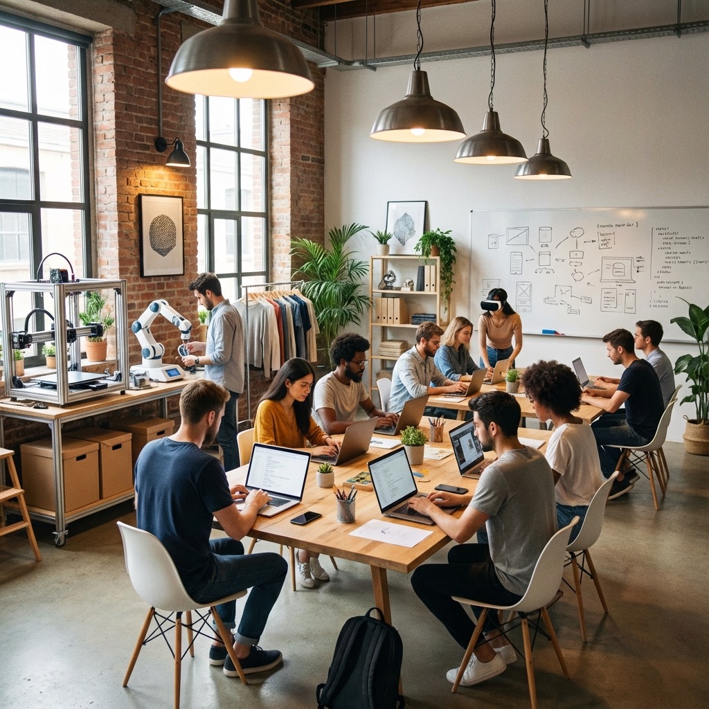 TOSJ - The Office of Soham Jadhav creative lab workspace